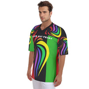 Gay Black Pride Men's Football  Jersey, Gay Black Pride Football shirt, Gay Pride t-shirt, Black Gay Pride