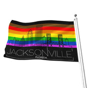 Jacksonville Pride Flag, Jacksonville Gay Pride Flag,  Jacksonville Rainbow Flag, Jacksonville Pride