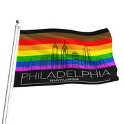 Philadelphia gay Pride Flag, Philadelphia pride flag, Philadelphia gay flag, Philadelphia Rainbow flag, Philadelphia Pride, Rainbow Flag, Pride Flag, Gay Pride Flag, Show your gay pride, Shop gay pride, Gay Pride Merch, Pridewear