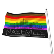 Nashville Pride Flag, Nashville Gay Pride Flag, Nashville Rainbow Pride Flag, Nashville Pride