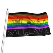 Salt Salt Lake City Gay Pride Flag, Salt Lake City pride flag, Salt Lake City gay flag, Salt Lake City Rainbow flag, Salt Lake City Pride, Rainbow Flag, Pride Flag, Gay Pride Flag, Show your gay pride, Shop gay pride, Gay Pride Merch, Pridewear
