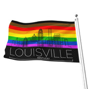 Louisville Pride Flag, Louisville Gay Pride Flag, Louisville Rainbow Pride Flag, Louisville Pride