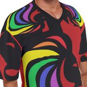 Gay Pride T-shirt, Gay Pride Jersey, Gay Pride Men's Football  Jersey