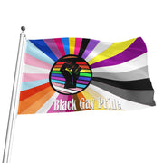 Black Gay Pride Flag, Black Gay Pride Unity Flag, Pride Flag, Gay Flag, Gay Pride Raised Fist Flag