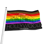 Hollywood gay Pride Flag, Hollywood pride flag, Hollywood gay flag, Hollywood Rainbow flag, Hollywood Pride, Rainbow Flag, Pride Flag, Gay Pride Flag, Show your gay pride, Shop gay pride, Gay Pride Merch, Pridewear