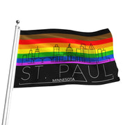 St. Paul Gay Pride Flag, St. Paul Pride flag, St. Paul gay flag, St. Paul  Rainbow flag, St. Paul Pride, Rainbow Flag, Pride Flag, Gay Pride Flag, Show your gay pride, Shop gay pride, Gay Pride Merch, Pridewear
