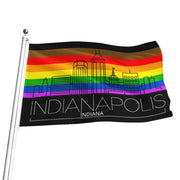 Indianapolis gay Pride Flag, Indianapolis pride flag, Indianapolis gay flag, Indianapolis Rainbow flag, Indianapolis Pride, Rainbow Flag, Pride Flag, Gay Pride Flag, Show your gay pride, Shop gay pride, Gay Pride Merch, Pridewear