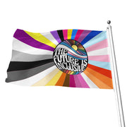 The Future is inclusive Pride flag, The Future is Inclusive Gay Pride Flag,
