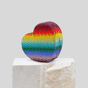 Faux Diamond gradient rainbow chain bag