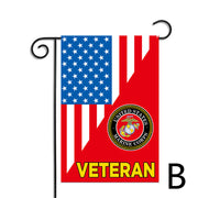Polyester American Veteran Veteran Garden Flag