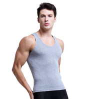 Mens Tank Top Cotton Breathable Slim Fit Summer Youth Sports Fitness Hurdle Backing Sweatshirt Tank Top Men