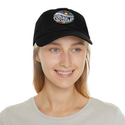 The Future is inclusive Baseball Cap, Gay Pride Future is Inclusive Baseball Cap, Leather Patch Baseball Cap
