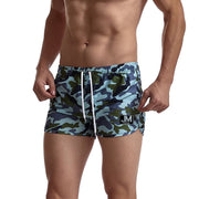 Men's Rainbow Print Beach Sports Shorts