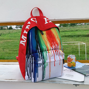 Rainbow Pride Back pack, Gay Pride l School Bag Canvas Back pack