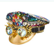 Sequin Top Hat With Big Brim For Male And Female Performances