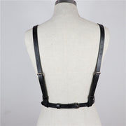 Leather sex harness