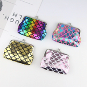Fish scale coin purse