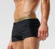 Shorts Gold And Silver Triangle Men's Swimming Trunks Boxer Men's Swimming Trunks