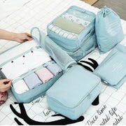 Seven-Piece Travel Storage Set Clothes Classification Storage Bag Luggage Storage Bag 7-Piece Set