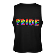 Gay Pride Men's black tank top, Men's Pride fitness tshirt