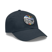 The Future is inclusive Baseball Cap, Gay Pride Future is Inclusive Baseball Cap, Leather Patch Baseball Cap