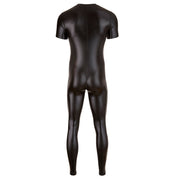 Men's Double Zipper Body Shaper Boxer Bodysuit