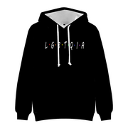 Gay Pride Hoodie, Friends of LGBTQIA  Hoodies Pullover Sweatshirts with Pockets