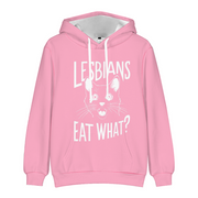 Gay Pride Lesbian Hoodie Lesbians Eat What? Hoodie, Gay Pride Hoodie