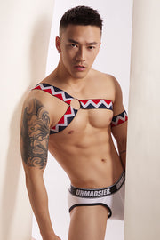 Multicolor Asymmetrical Harness