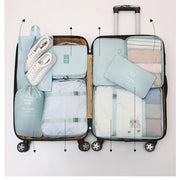 Seven-Piece Travel Storage Set Clothes Classification Storage Bag Luggage Storage Bag 7-Piece Set