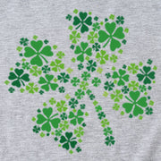 Fashion St. Patrick's Day Shamrock Crew Neck Print Short Sleeve  Women's T-Shirt