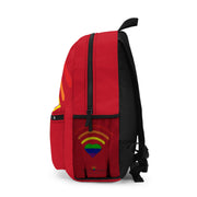 Dark Red Gay Hot Spot Backpack