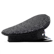 Sequin Love Gift Wide Brim Hat Performance And Show Stage Diamond Visor Cap