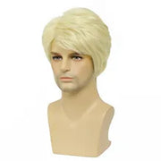 Young man's wig, Young man's hair, New Men's Synthetic Natural Wig