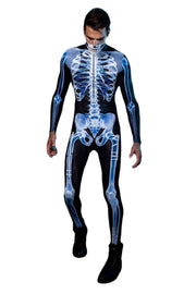 New Halloween Skull One Piece Suit