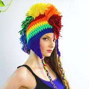 Men's And Women's Gay Pride Mohawk Hat