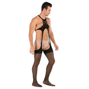 Men's Sexy File Sexy One-piece Stockings Underwear