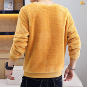 Men's Crew Neck Plus Size Base Shirt Jacket