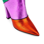 Drag Queen Rainbow Boots,  Drag Queen Stiletto Heel Boots, Drag Queen Boots, Drag Queen shoes