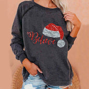 Women's Christmas Hoodie Fleece Plus Size Hoodie Women