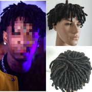 Black Hair Perm Dreadlocks Wig Hat Wearing Hair Piece