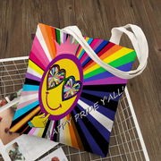 Happy Pride Y'All Tote Bags with Inner Zippered Pocket 15