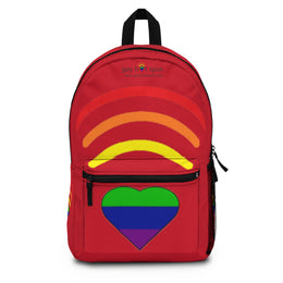 Dark Red Gay Hot Spot Backpack