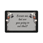 Dalmatian Pet Food Mat (12x18), Dog food mat, pet food mat for dogs