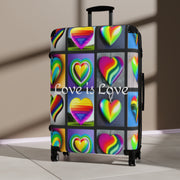 Gay Pride Suitcase, Pride Suitcase, Love is Love Suitcase, Lesbian Suitcase, Gay Pride Suitcase, Carryon Suitcase, Pride Luggage