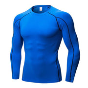 Men's Quick Dry Breathable T-Shirt Fitness Hip Hop T-Shirts Men Sport Long Sleeve Gym Fitness T Shirt