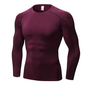 Men's Quick Dry Breathable T-Shirt Fitness Hip Hop T-Shirts Men Sport Long Sleeve Gym Fitness T Shirt