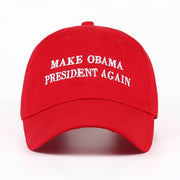 Make Obama President Again Dad Hat men women Cotton Baseball Cap Unstructured New - Red