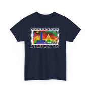 Pride 2025 Unisex Tee Washington D.C. Rainbow Stamp Shirt