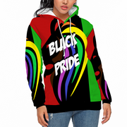 Black Gay Pride Hoodie, Black Pride  Hoodies Pullover Sweatshirts with Pockets